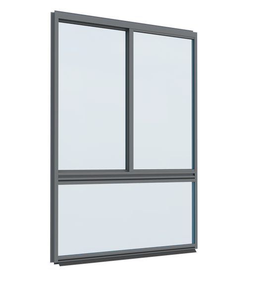 XO Sliding Glass Window with Lowlight H1500 x W1800