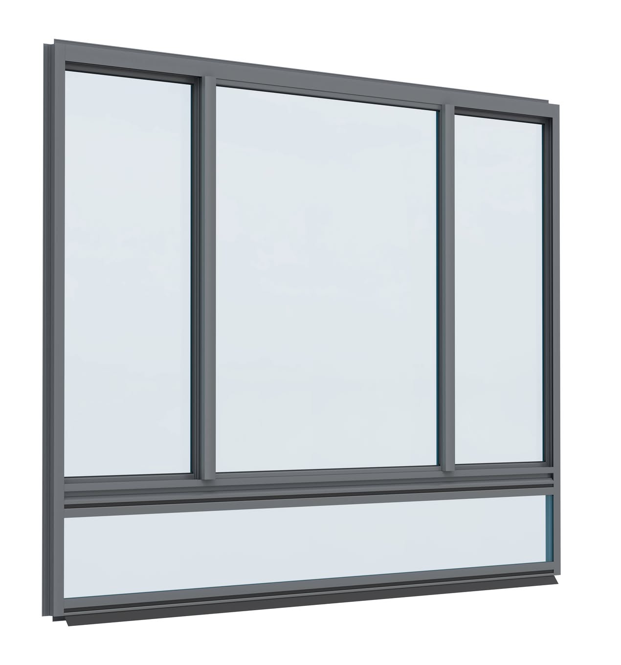 XOX Sliding Glass Window with Lowlight H2100 x W2200